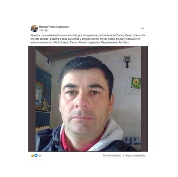 El posteo del legislador del