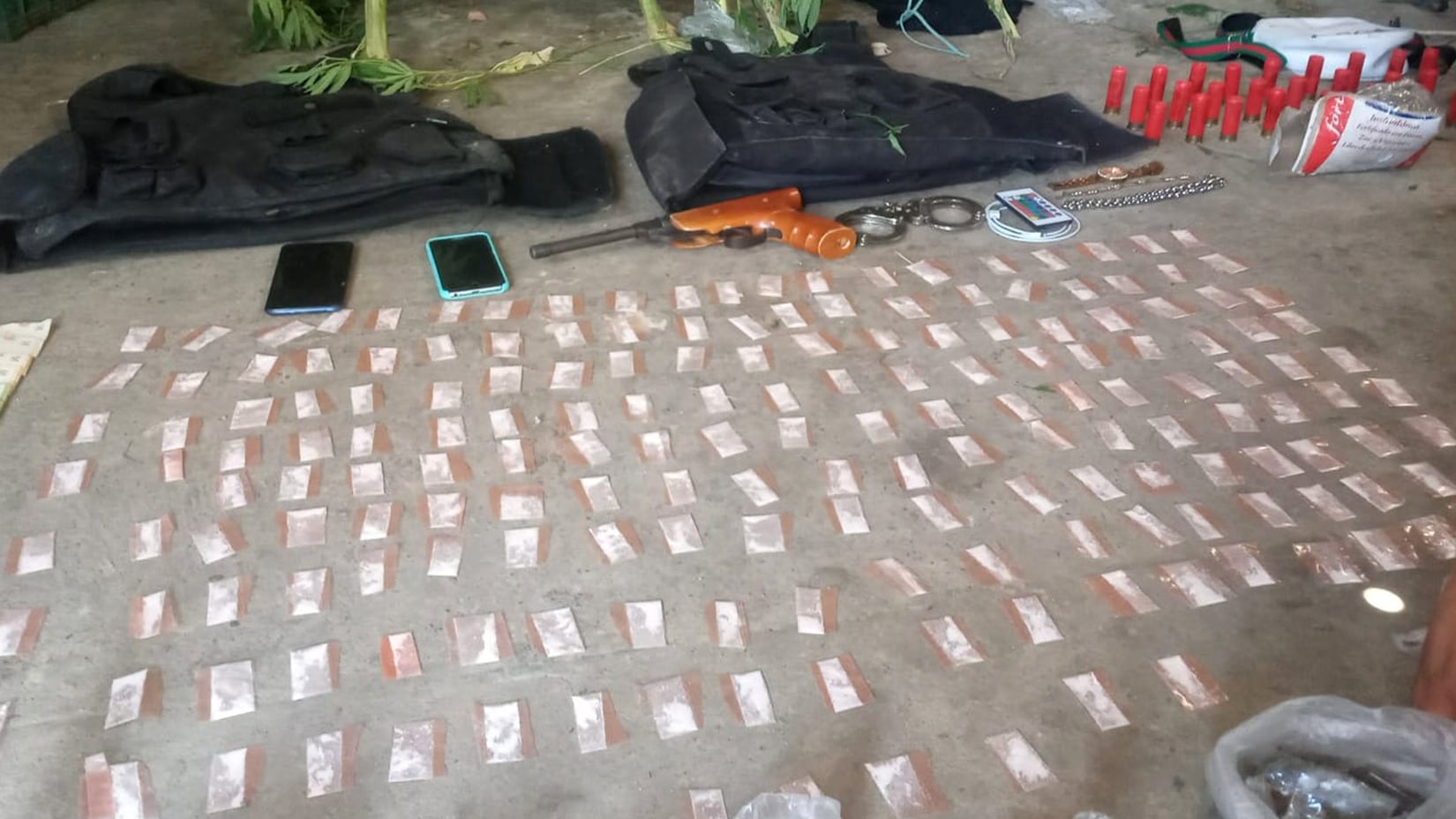 Lo cocaína secuestrada en Puerta 8