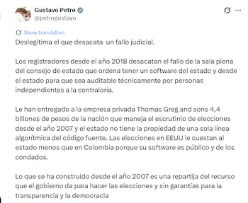 Petro cuestionó la contratación del