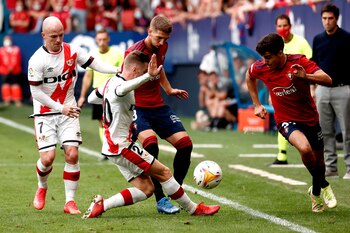 El centrocampista del Rayo Vallecano