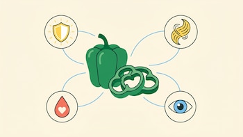 El pimiento verde y sus beneficios destacados para la salud, según expertos