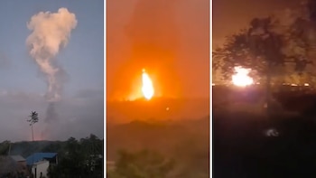 Las impresionanes imágenes del momento