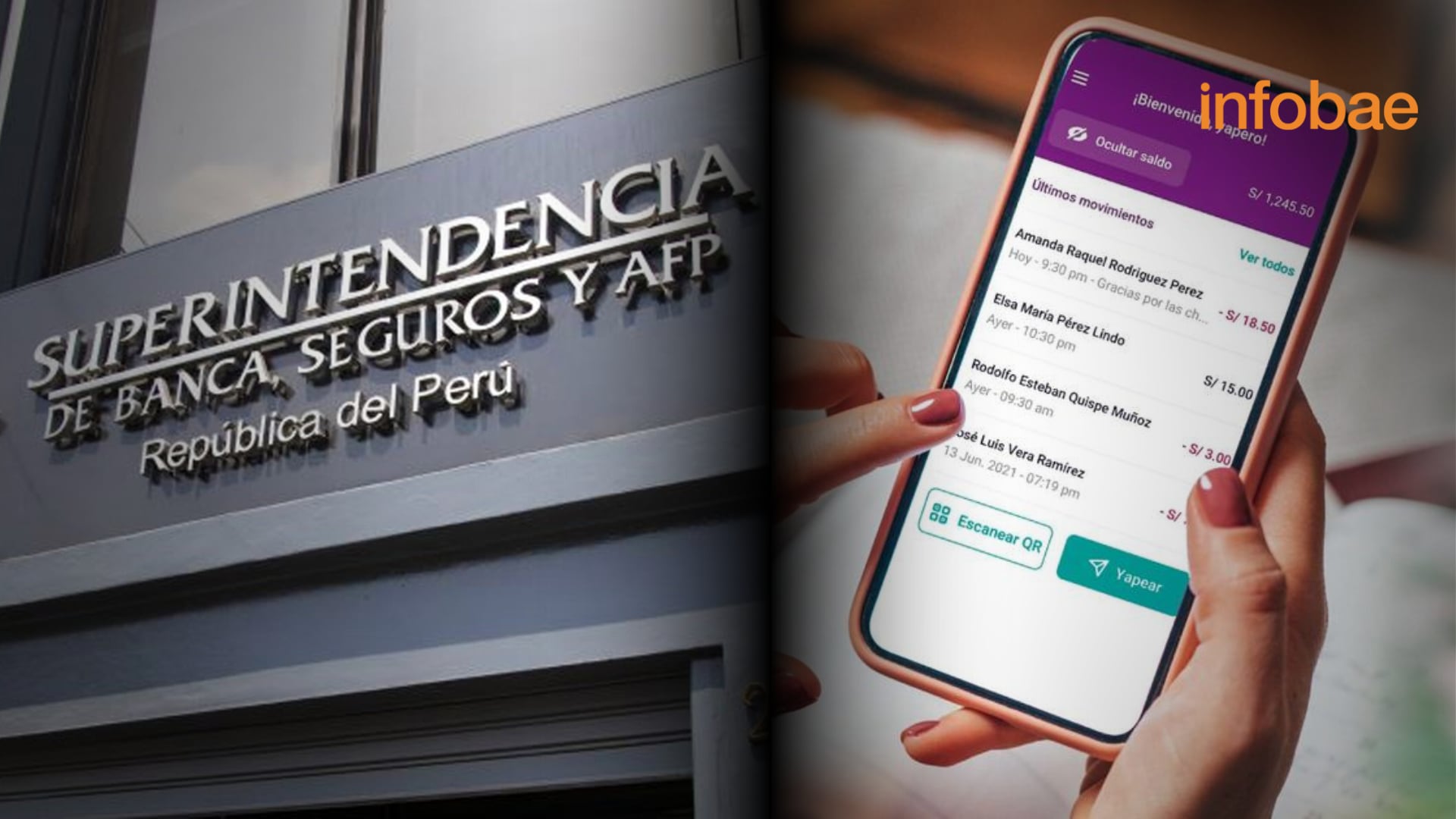 Las entidades deben informar de las caída o problemas con sus aplicativos, señala la SBS. - Crédito Composición Infobae