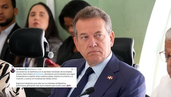 Bisonó conversó por teléfono con el secretario de Estado de EE.UU., Marco Rubio, para tratar el fortalecimiento de la relación bilateral y el impulso del comercio e inversiones. (Cortesía: Ministro de Relaciones Exteriores)