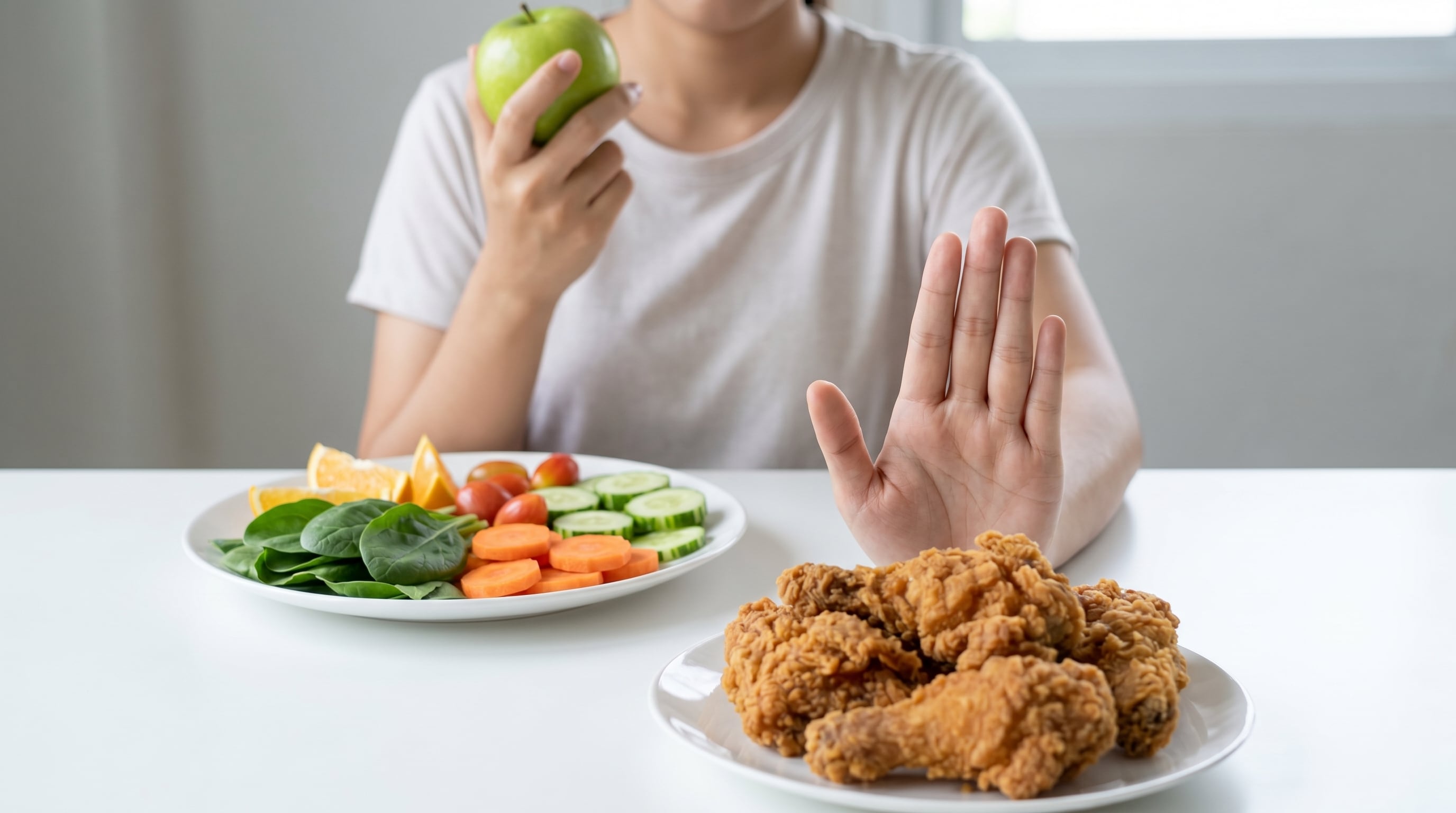 La alimentación limpia puede afectar la salud física y mental cuando la búsqueda de comer sano se convierte en una obsesión (Imagen Ilustrativa Infobae)