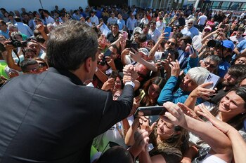 Massa, en uno de sus