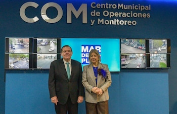 El intendente Montenegro recibió a la ministra Monteoliva en Mar del Plata