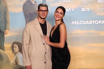 Alejandro Nieto y Tania Medina asisten al estreno de la película ‘El cuarto pasajero’. (Raúl Terrel / Europa Press)
