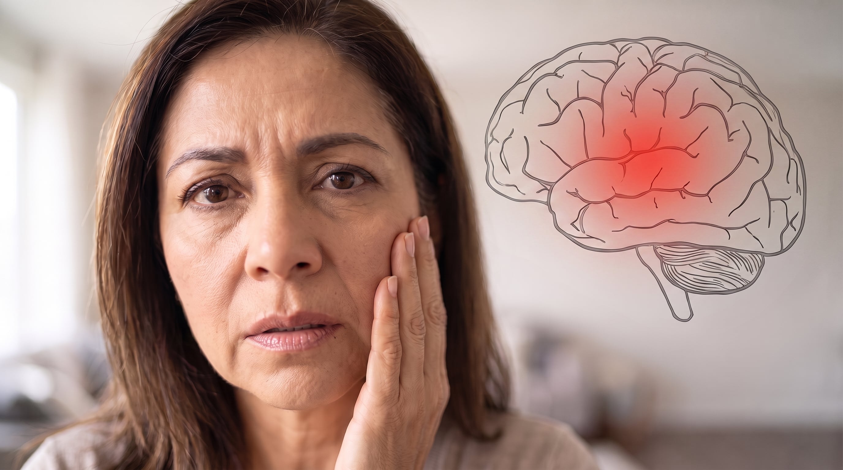 El hormigueo en un lado de la cara, el brazo o la pierna puede ser señal de un accidente cerebrovascular si comienza de manera repentina, no se vincula con una postura y se acompaña de debilidad, sonrisa asimétrica, dificultad para expresarse, visión alterada o problemas para caminar. (Imagen Ilustrativa Infobae)