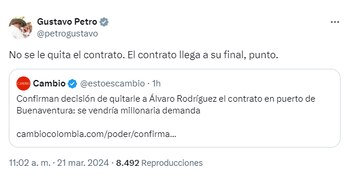 El presidente Petro dice que