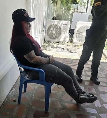 La funcionaria del Inpec, Mónica