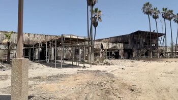 Una vista de un edificio