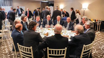 Otra foto del almuerzo de