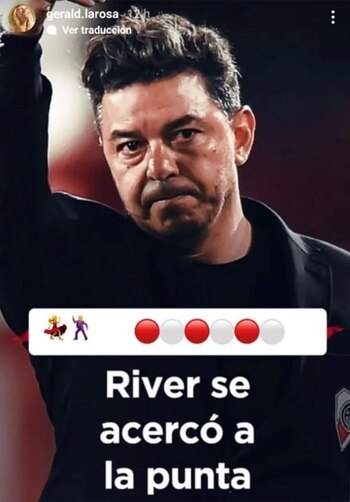 El mensaje de Geraldine La Rosa a Marcelo Gallardo
