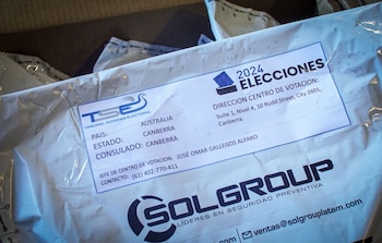 Extendieron el cierre de propuestas para juntas del voto electrónico presencial fuera del país en El Salvador (Foto de material electoral para el voto en el exterior, archivo. Cortesía FGR)