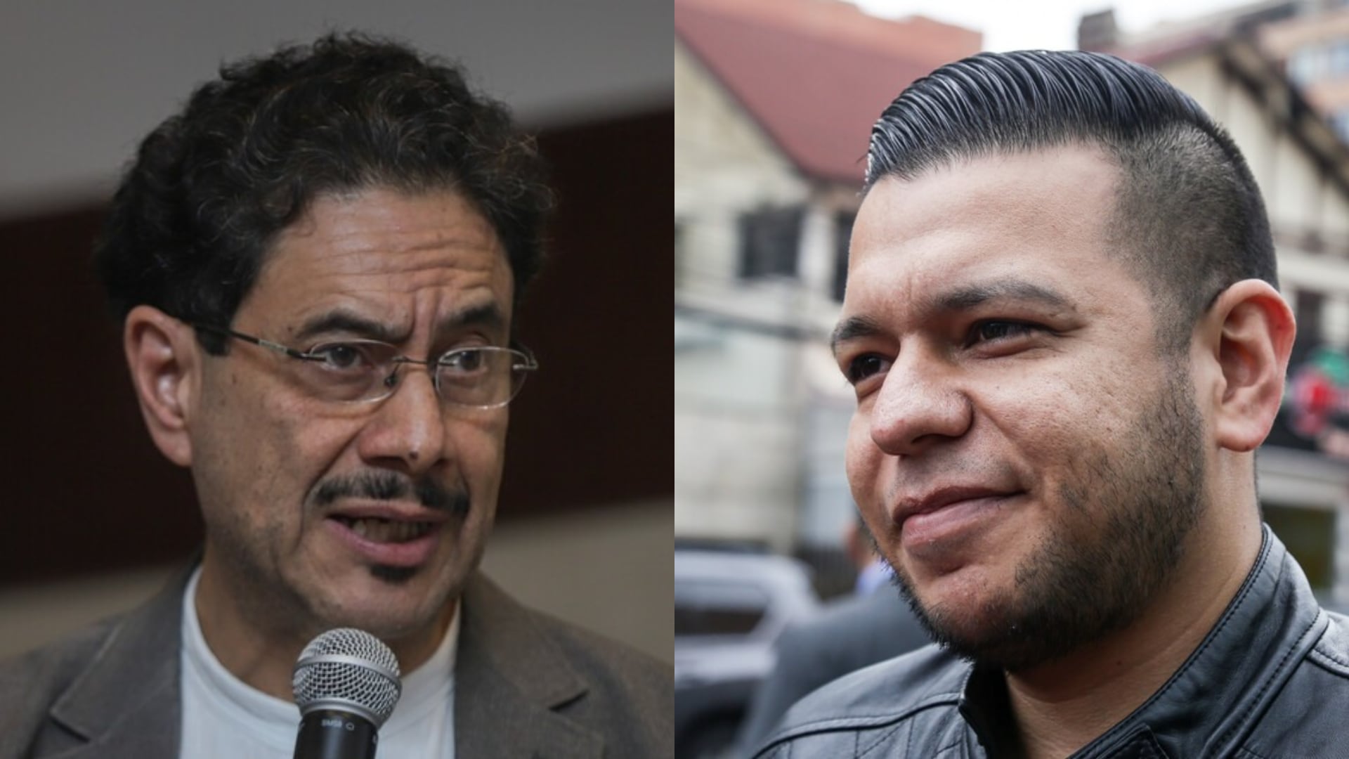 Los senadores Jota Pe Hernández e Iván Cepeda protagonizaron un debate en el Congreso por acusaciones sobre el gobierno de Gustavo Petro - crédito Composición fotográfica Colprensa