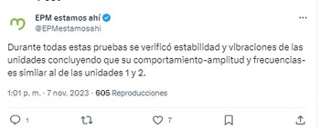 EPM aseguró desde su cuenta