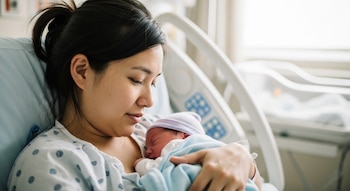 Según Mayo Clinic, las primeras semanas tras el parto requieren especial atención, ya que pueden presentarse complicaciones físicas y emocionales que no deben ignorarse - crédito Visuales IA Infobae