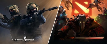 CS:GO y Dota 2, respectivamente.
