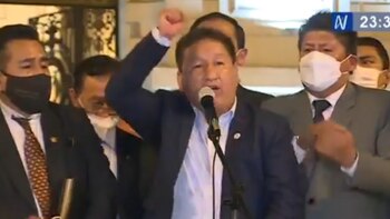 Guido Bellido após rejeição da