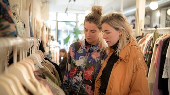 Arrastrada por una amiga fue