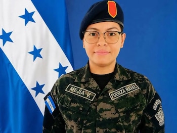 Waldina Mejía Valle, integrante de la Fuerza Naval de Honduras, murió tras recibir varios impactos de arma de fuego.(Foto: Cortesía)