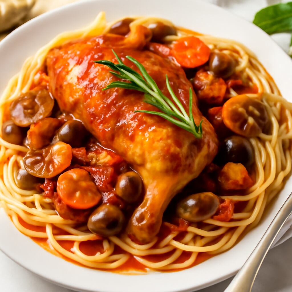 Pollo a la italiana - crédito Visuales IA