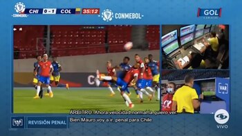 Decisión final del VAR luego