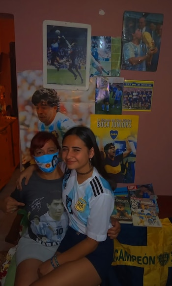 Mariana y su hija Diega,