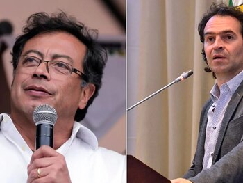 Gustavo Petro y Federico Gutiérrez