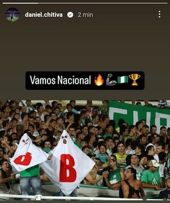 Daniel Muñoz recordó el descenso del América de Cali - crédito @daniel.chitiva/Instagram