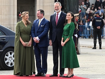 Los Reyes Felipe y Letizia,