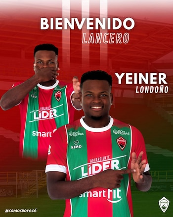 Yeiner Londoño llegó a Patriotas