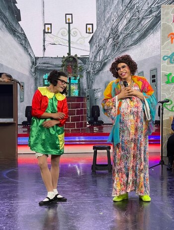 "La Chilindrina huachana" llegó al 'Reventonazo de la Chola' para contar su historia de vida.