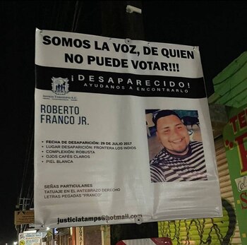 Roberto Franco desapareció junto a
