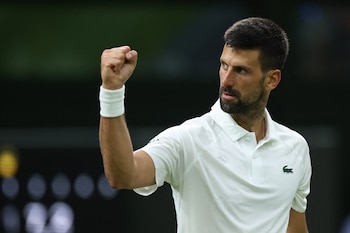 El tenista serbio Novak Djokovic