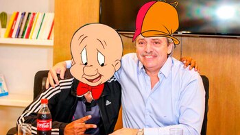 Alberto Fernández se la agarró