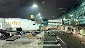 Cuatro heridos en el aeropuerto