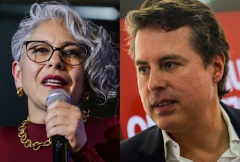 María José Pizarro señaló a Juan Manuel Galán de recurrir al odio y a la violencia de las palabras para hacer campaña - crédito Colprensa y Álvaro Tavera/Colprensa