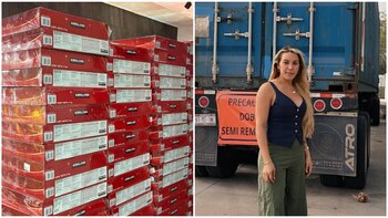 La emprendedora usó un trailer