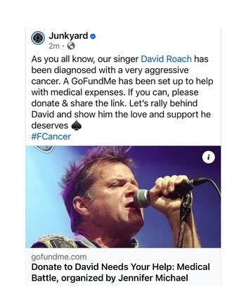 La banda emitió un comuncado