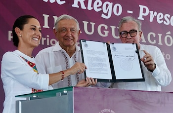 EFE/Presidencia de México/SOLO USO EDITORIAL/SOLO DISPONIBLE PARA ILUSTRAR LA NOTICIA QUE ACOMPAÑA (CRÉDITO OBLIGATORIO)