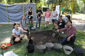 El equipo completo de Arqueoterra