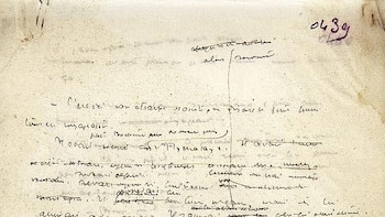 Un manuscrito de El Principito