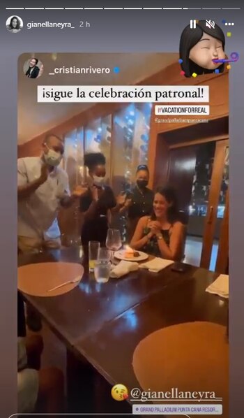 Gianella Neyra celebra su cumpleaños en Punta Cana. (Foto: Instagram)