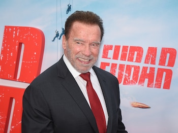 El actor austríaco se convirtió en un modelo para Ritchson sobre cómo manejar la atención pública (Europa Press/Contacto/Billy Bennight)