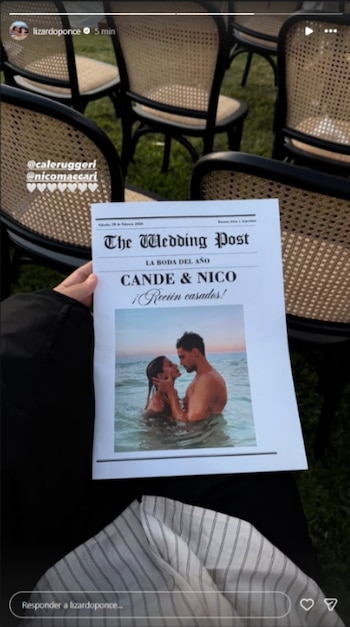 Durante la ceremonia los invitados