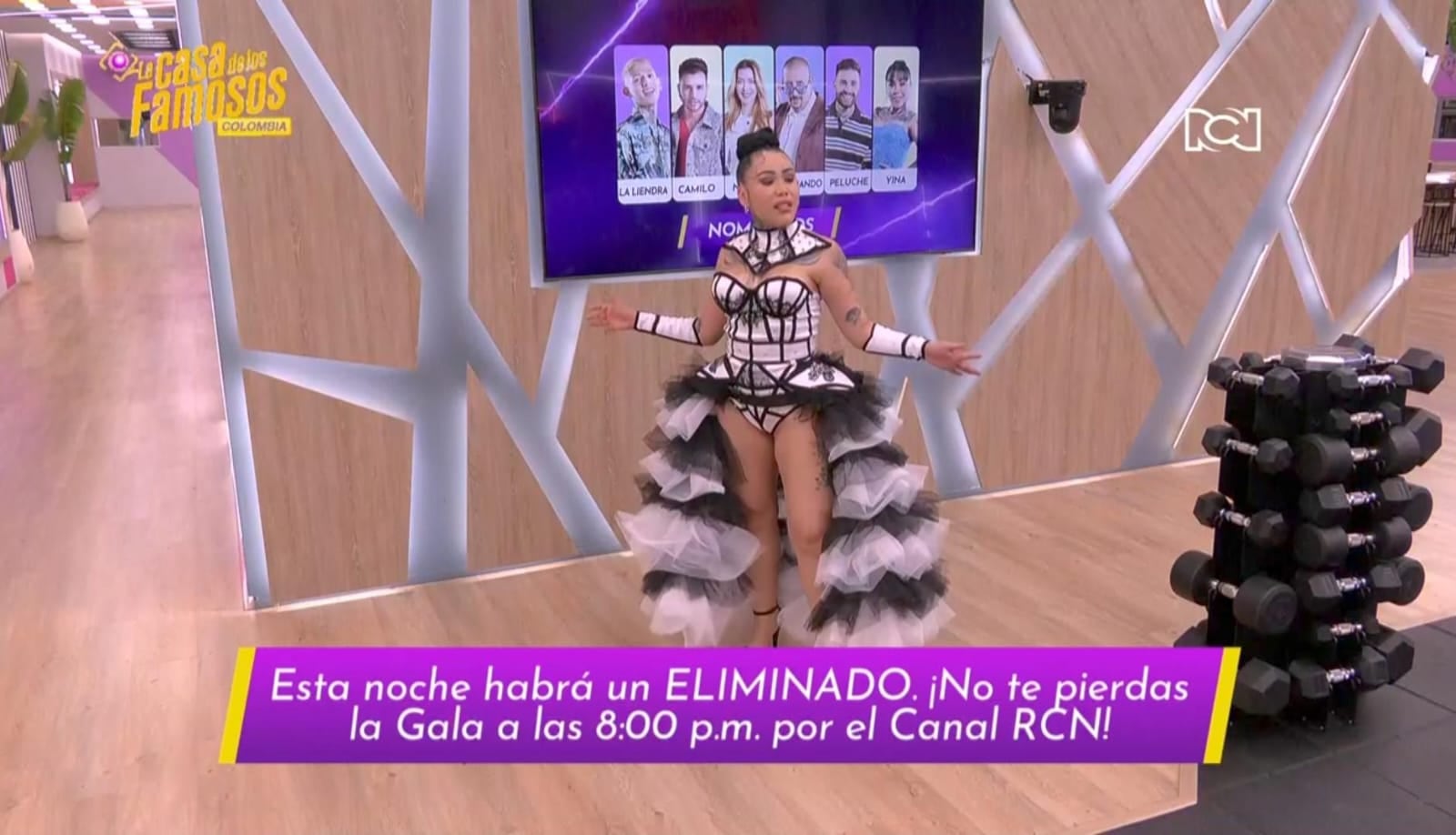 Los concursantes en placa ya están listos - crédito Emisión La casa de los famosos Colombia / Canal RCN
