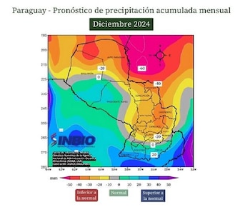 Pronóstico climático para las zonas agrícolas de Paraguay