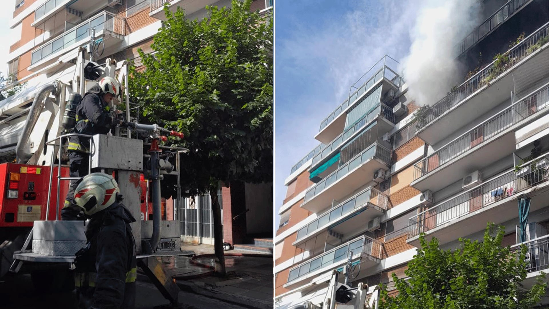 Vecinos del edificio fueron evacuados de manera preventiva tras el incendio